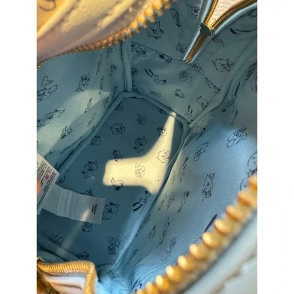 Disney Parks Loungefly Mini Backpack Disney Animals Sound Effects Print Blue - Picture 10 of 11